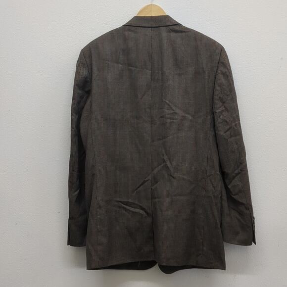 Andrew Fezza brown houndstooth sports coat blazer - Picture 5 of 5